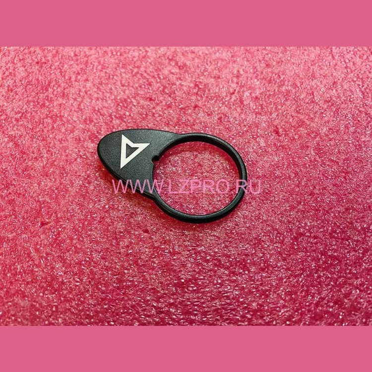 Чиклет стрелка "ВНИЗ" пластиковый черный XIZI OTIS