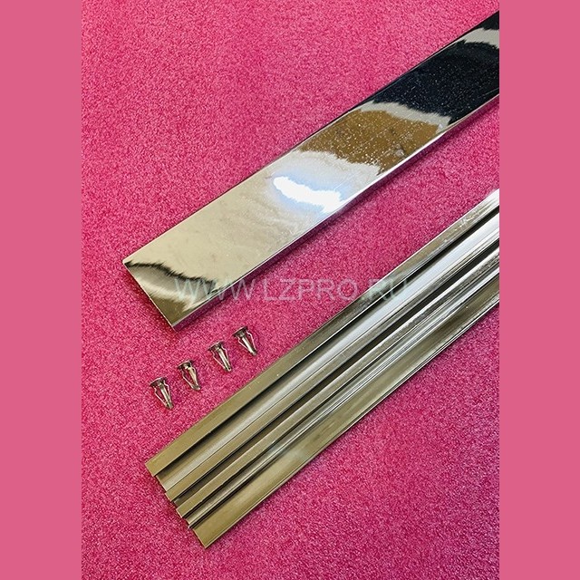 Плинтус кабины лифта L-1390 mm CHROME FAA459E999 CH 1390 Otis