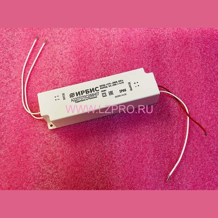LED-драйвер 34-56В 0.7А 36Вт А220Т070С056Н07