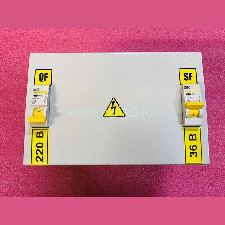 Ящик с понижающим трансформатором ЯТП-0,25 220/36-2 УХЛ4 IP30 iEK