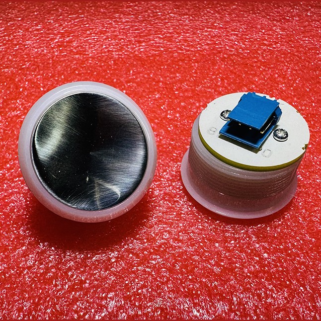 Кнопка (без подсветки, белый ореол, AMP разъем для MCS220) FAA25090AD119/319 (Китай) Otis