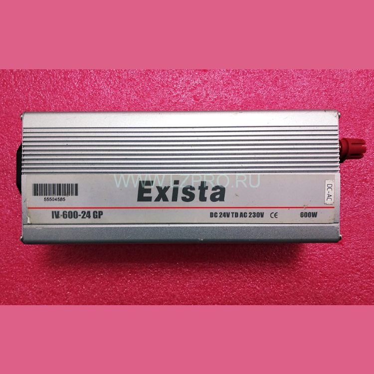 Инвертер Exista IV-600-24 GP, 24VDC-230VAC 600W Schindler (УЦЕНЕННЫЙ)