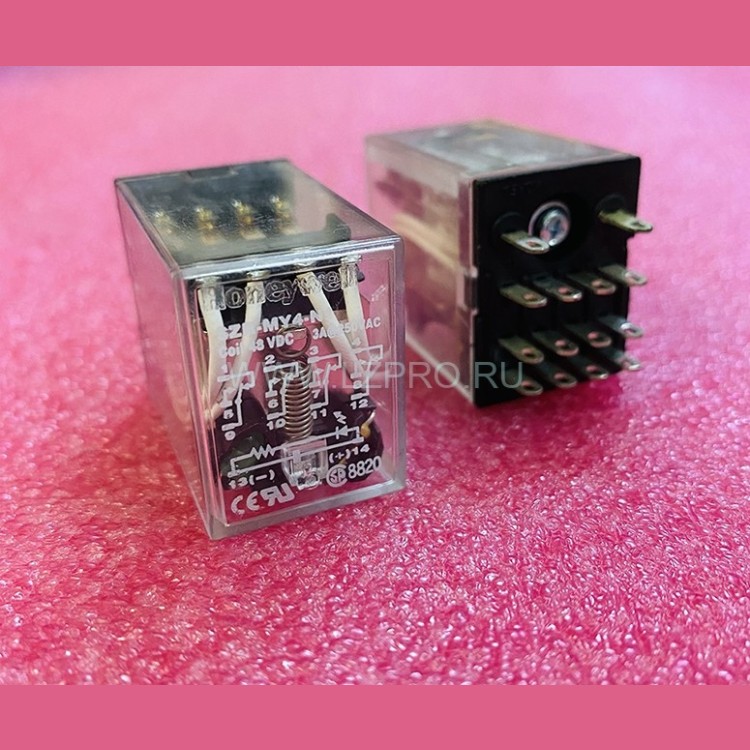 Реле промежуточное (индустриальное) 48VDC SZR-MY4-N1 Honeywell