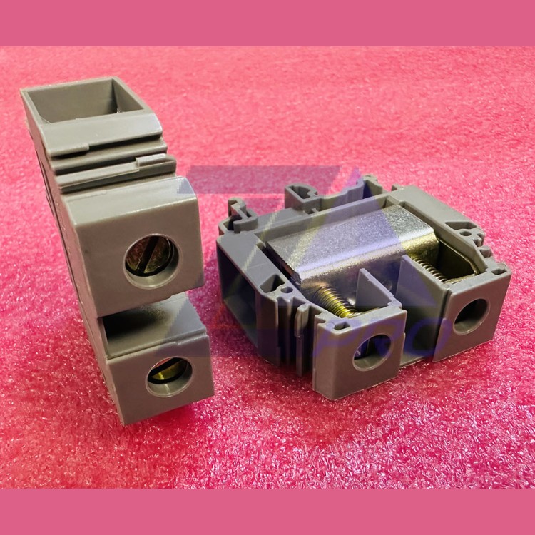 M35/16 Клеммник винтовой до 35 мм² на DIN-рейку (серый) TYCO