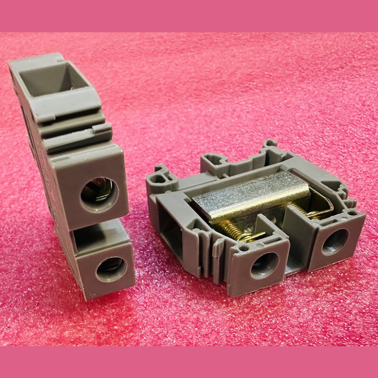 M16/12 Клеммник винтовой до 16 мм² на DIN-рейку (серый) TYCO