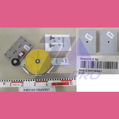 Натяжное устройство ограничителя скорости левое KM51001954V001 Kone