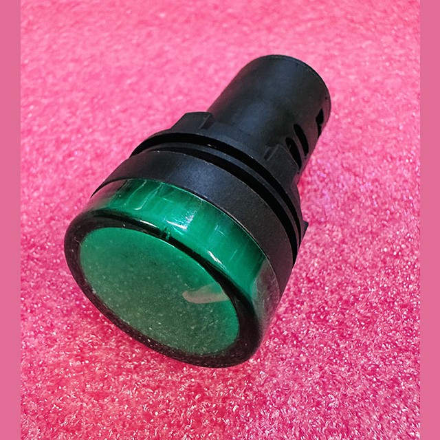 Индикаторная лампа (арматура светосигнальная) 24В D22 зеленая ИЛ16-22/23 ТЭ