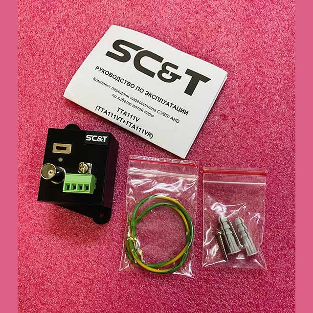 Передатчик видеосигнала по витой паре TTA111VT SC&T