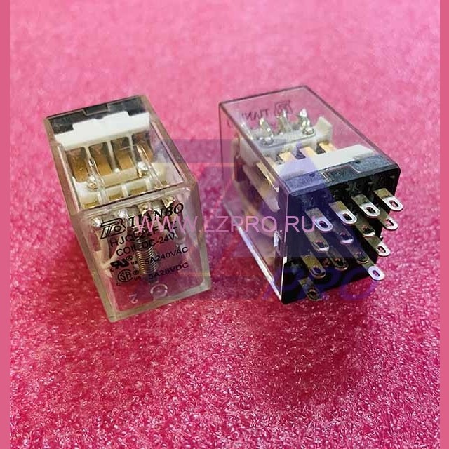 Реле промежуточное COIL DC-24V HJQ-22F-4Z 5A 24VDC TIANBO