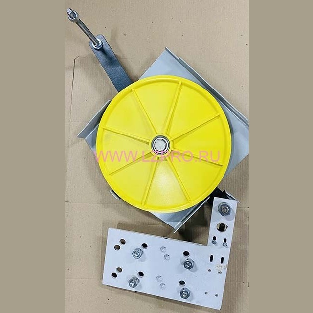 Натяжное устройство каната ограничителя скорости (без груза) МЭЛ