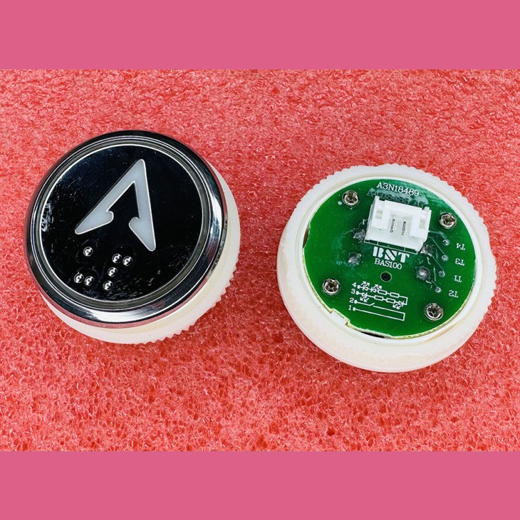 Модуль кнопочный синяя подсветка СТРЕЛКА ВВЕРХ BAS100 A3N18489 BST SJEC