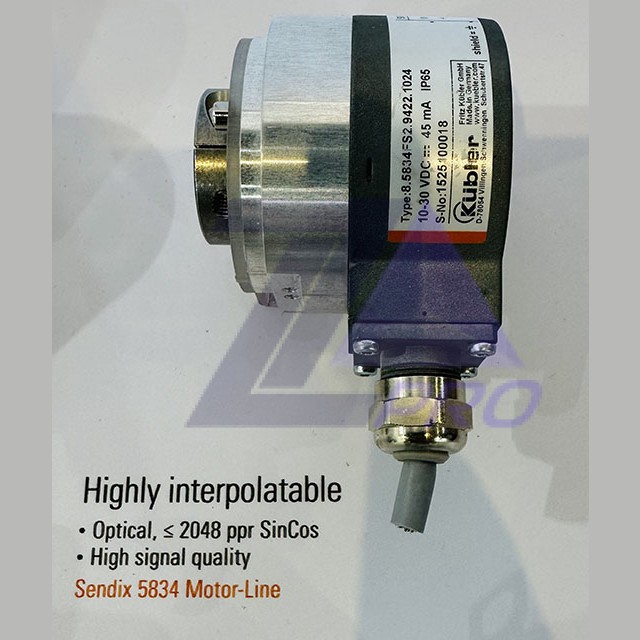 Энкодер 10-30VDC 45mA IP65 8.5834FS2.9422.1024 Kubler