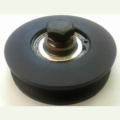 Ролик подвеса для лифта Schindler Varidor 30 D=74мм D1=63,5мм d=17мм со втулкой и болтом M10 SC757602956 C144AATA (Пр-во Россия)