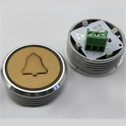 Модуль кнопочный без подсветки "КОЛОКОЛЬЧИК" К1-Вызов-К (аналог Achille Vega)