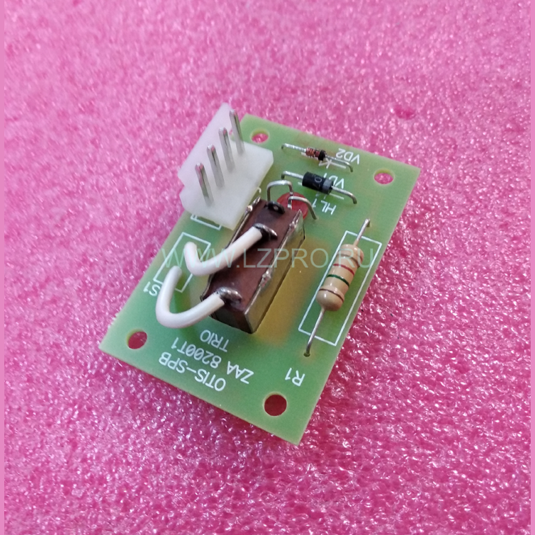 Плата кнопочного модуля красная подсветка (Скиф) Otis ZAA8200T1