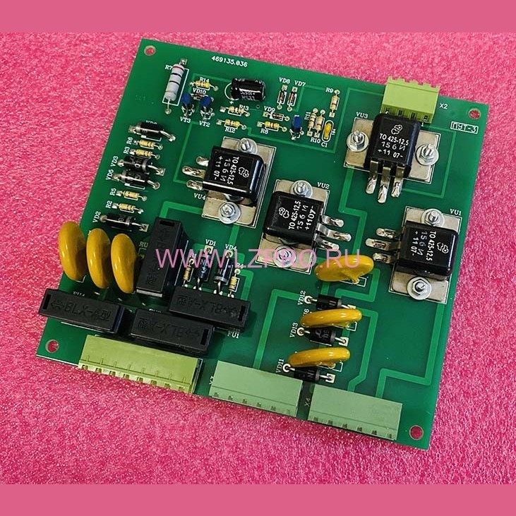 Плата управления тормозом с управлением вентилятора главного привода ПУТ-3 ФАИД.469135.036-02 МЛЗ