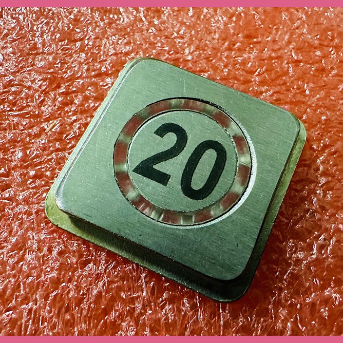 Толкатель квадратный 20 кнопочного модуля ВКЛ13А-7