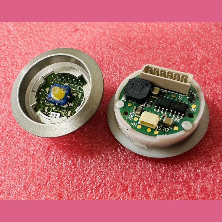 Кнопочный модуль желтая подсветка KM804342G08 Kone