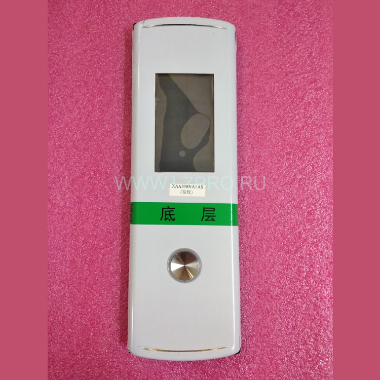 Вызывной пост с 1 кнопкой + 1 индикатор шлифован. нерж. XAA308NA5AS XIZI OTIS