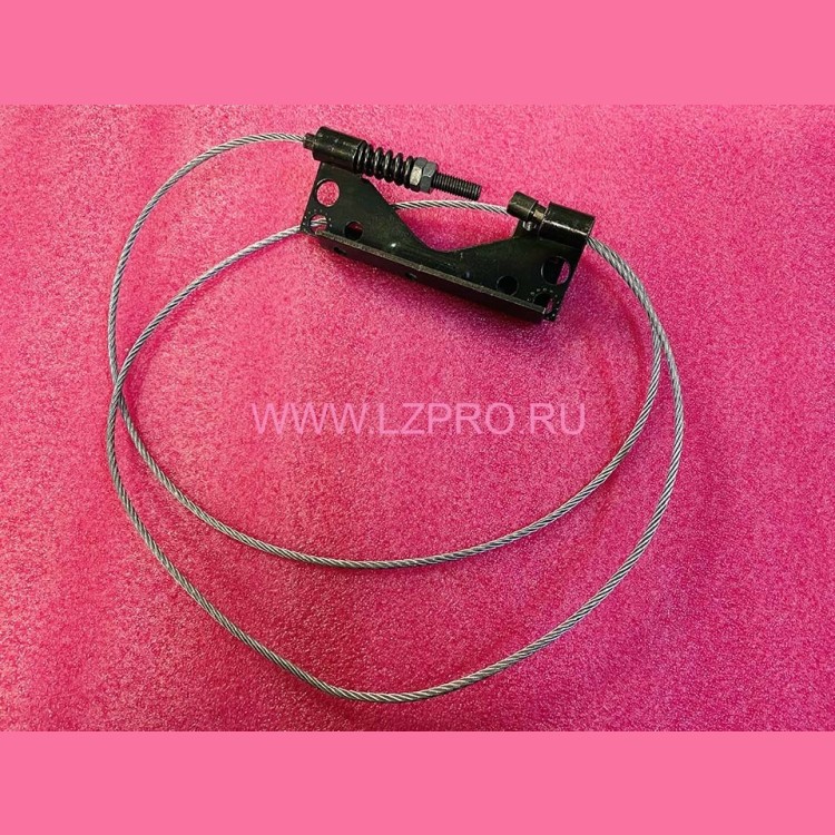 Тросик связи дверей кабины (с кронштейном крепления) d-3 мм L-1360 мм ECO HYDRA MIDI SUPRA Selcom
